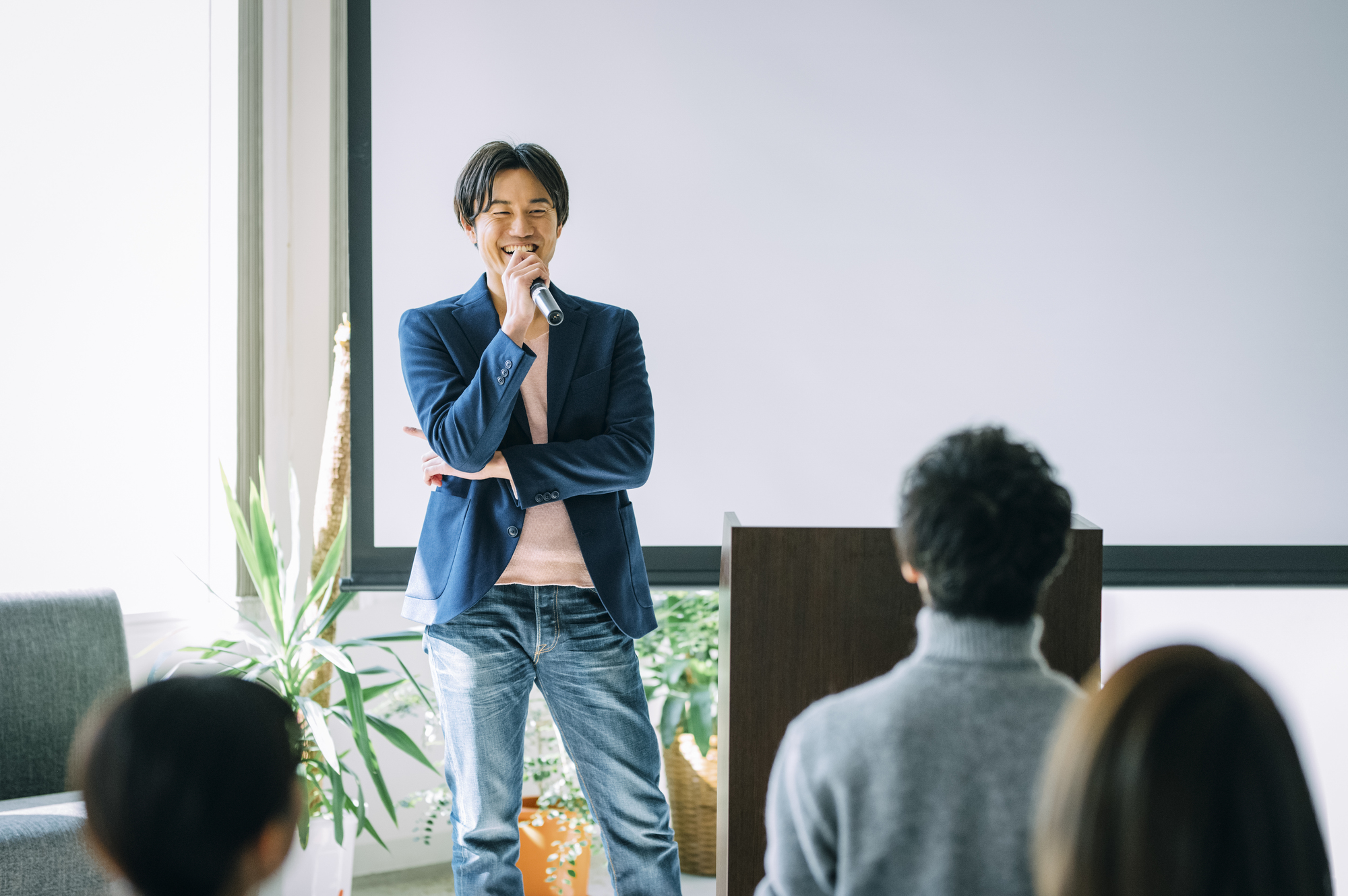 管理職向けラインケア研修の様子
